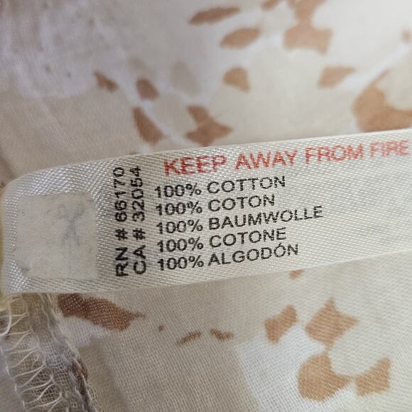 Intimately Free People Sundown Romper Boho Studded Jumper Tiered Beige Sheer XS - Picture 16 of 16